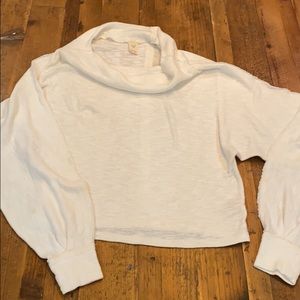 Free People “We The Free” Cream L/S Turtleneck